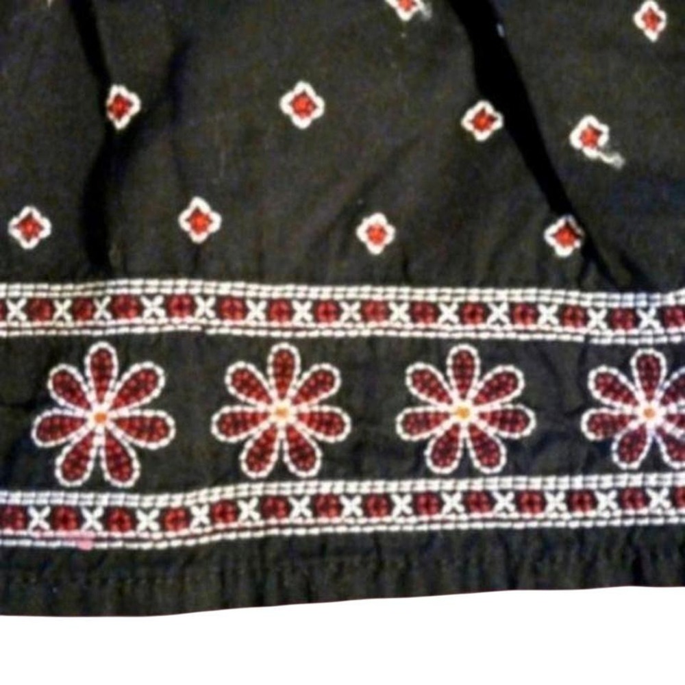Baby GAP Black Embroidered Flower Dress SKUK074 - Picture 3 of 5